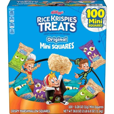 Kelloggs Rice Crispies Treats Original 100 mini sqrs