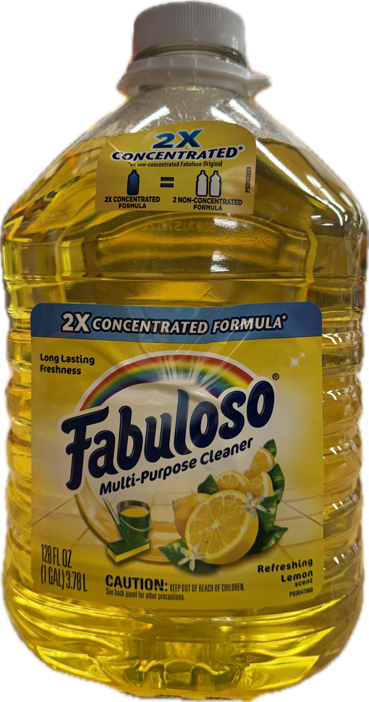 Fabuloso 2X Concentrated Lemon 128 Oz