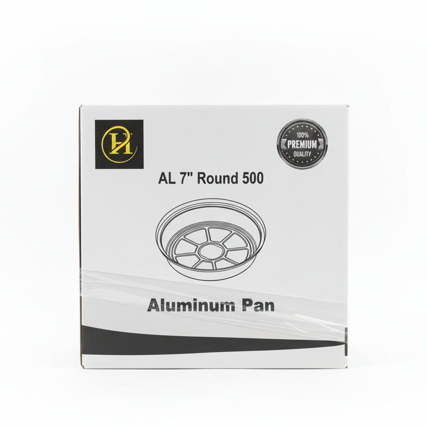 Aluminum Pan 7" Round SP 500Ct