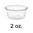 2oz Clear Cups 2500 pcs HMPC2 P200n