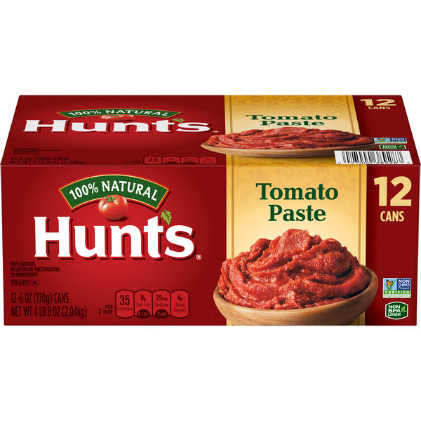 Hunts Tomato Paste 12ct