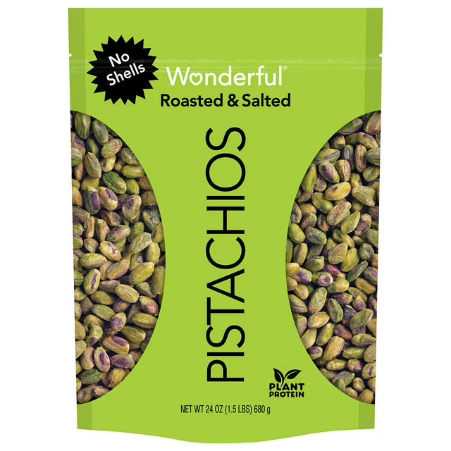 Wonderful Roasted & Salted Pistachios 24oz (1.5)