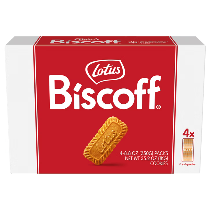 Lotus Biscoff Cookies 8.8oz 4ct (35.2oz)