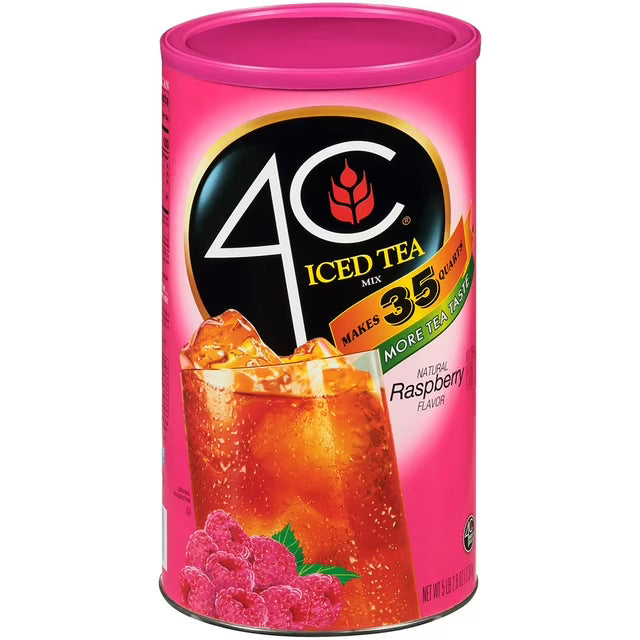 4C Raspberry Iced Tea Mix 82.6 oz.