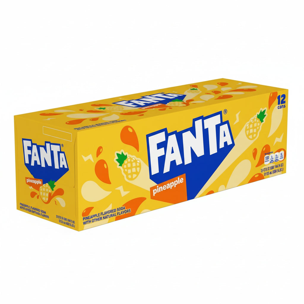 Fanta Pineapple 12 Oz 12 cans