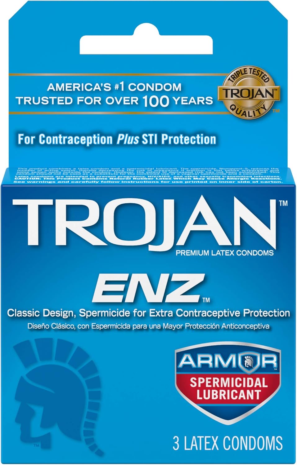 Trojan Condom Blue Armor 6ct