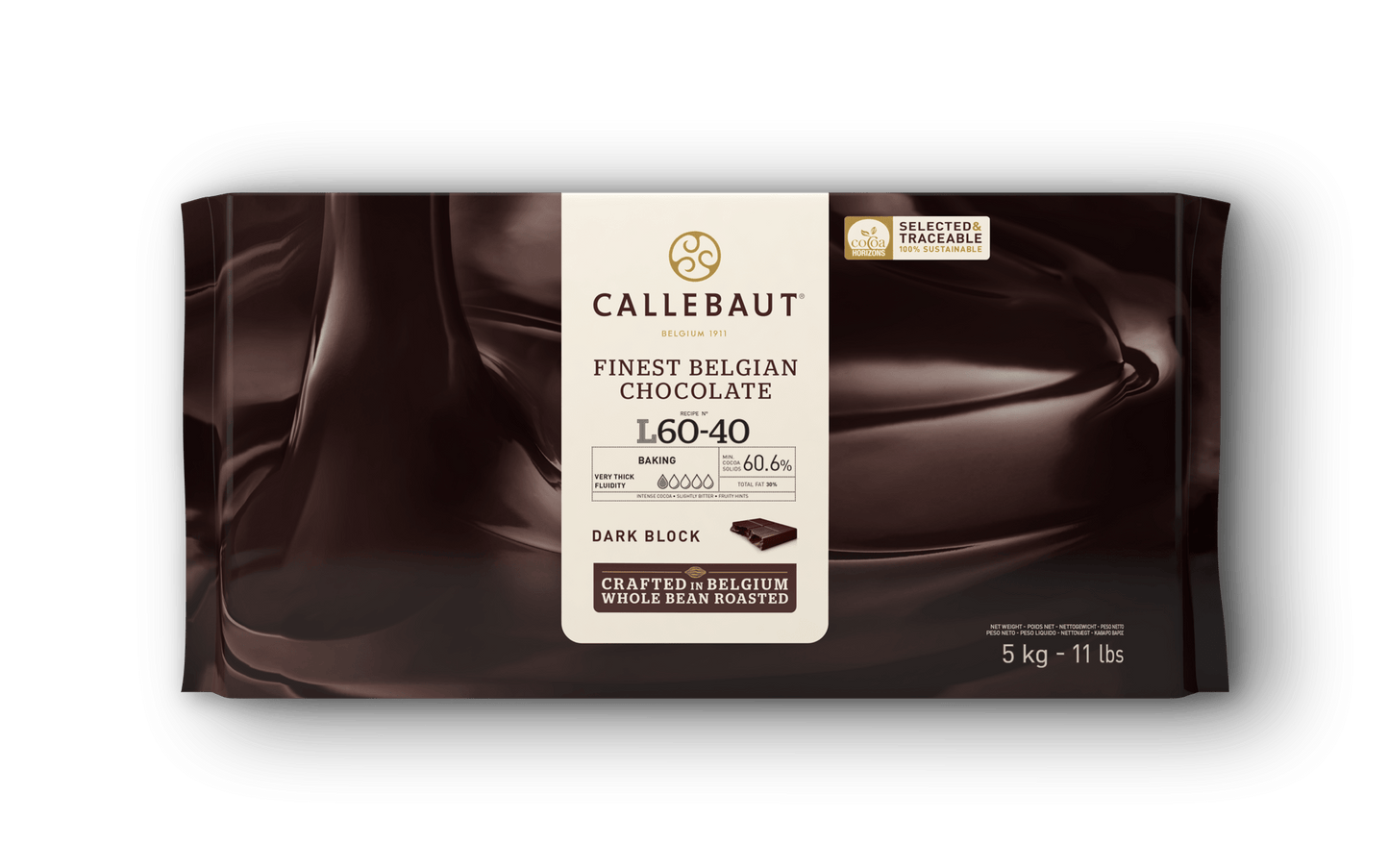 Callebaut Belgian Chocolate Block (11LB)