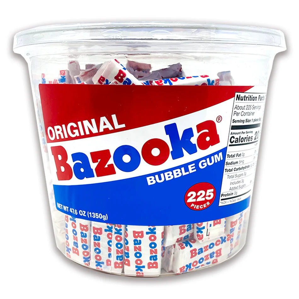 Bazooka Gum TUB 43.7oz (225ct)