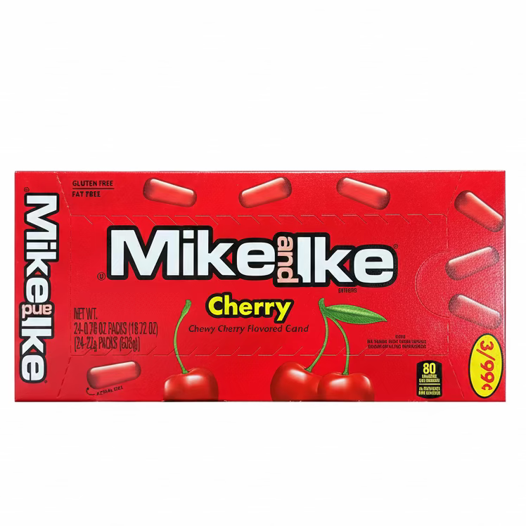 Mike and Ike Cherry 24x22 gm