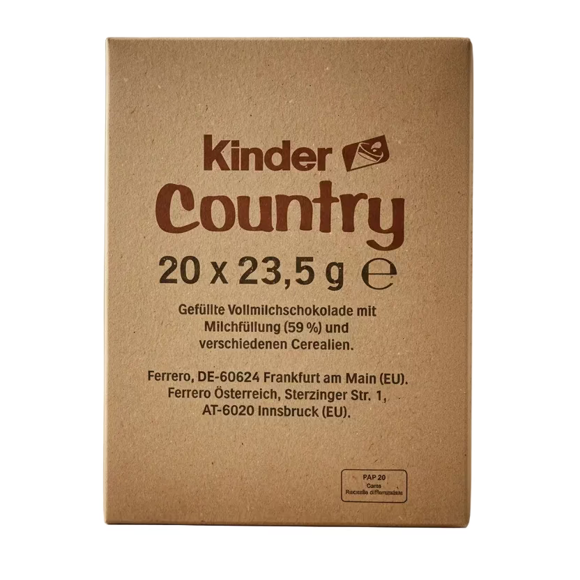 Kinder Country Cereal Bars 20x23,5g