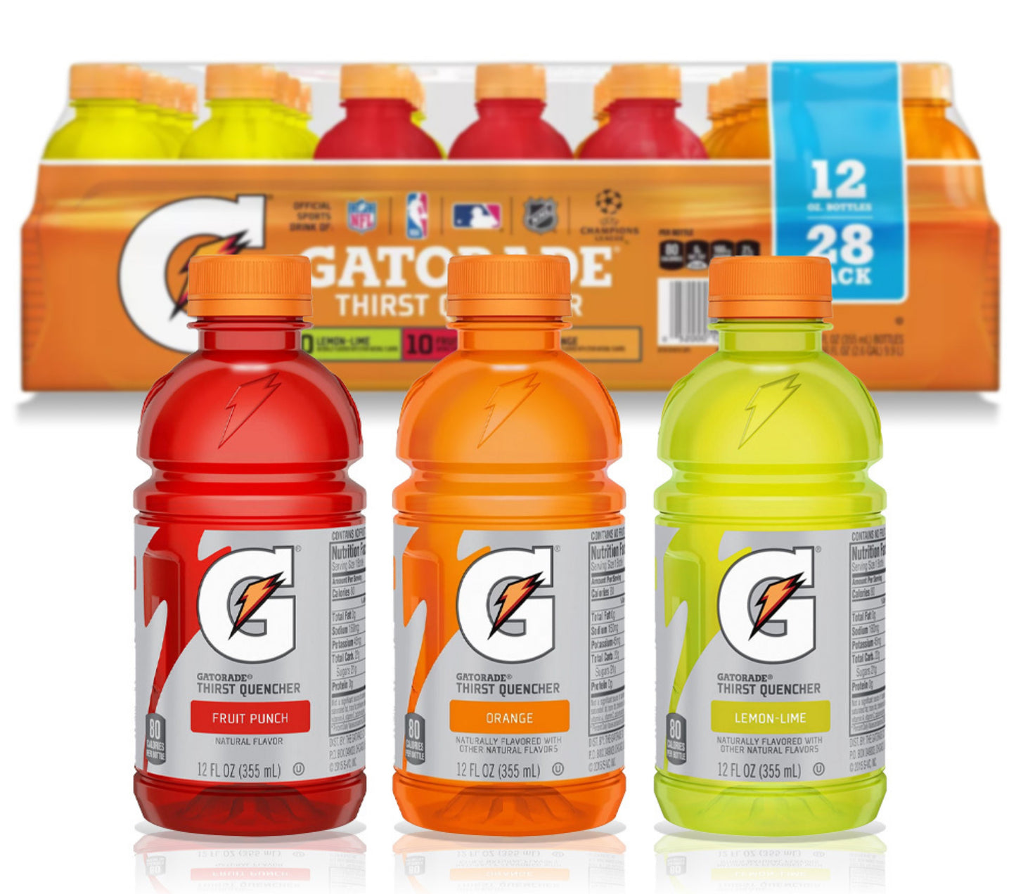 Gatorade Frost Thirst Quencher Sport Drink Variety Pack (28 Pack x 12 Oz)