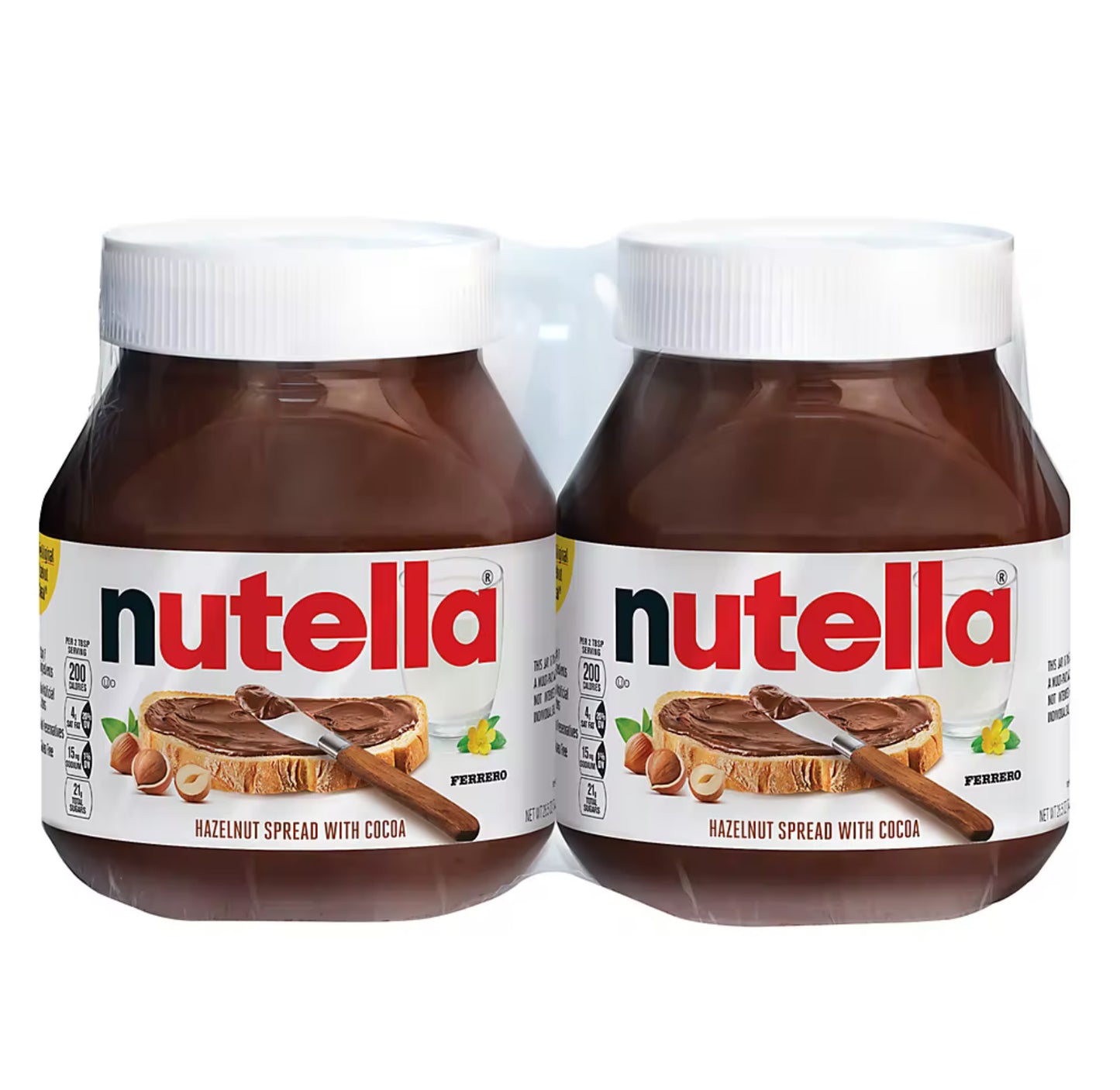 Nutella Hazelnut Spread 26.5oz 2pk.