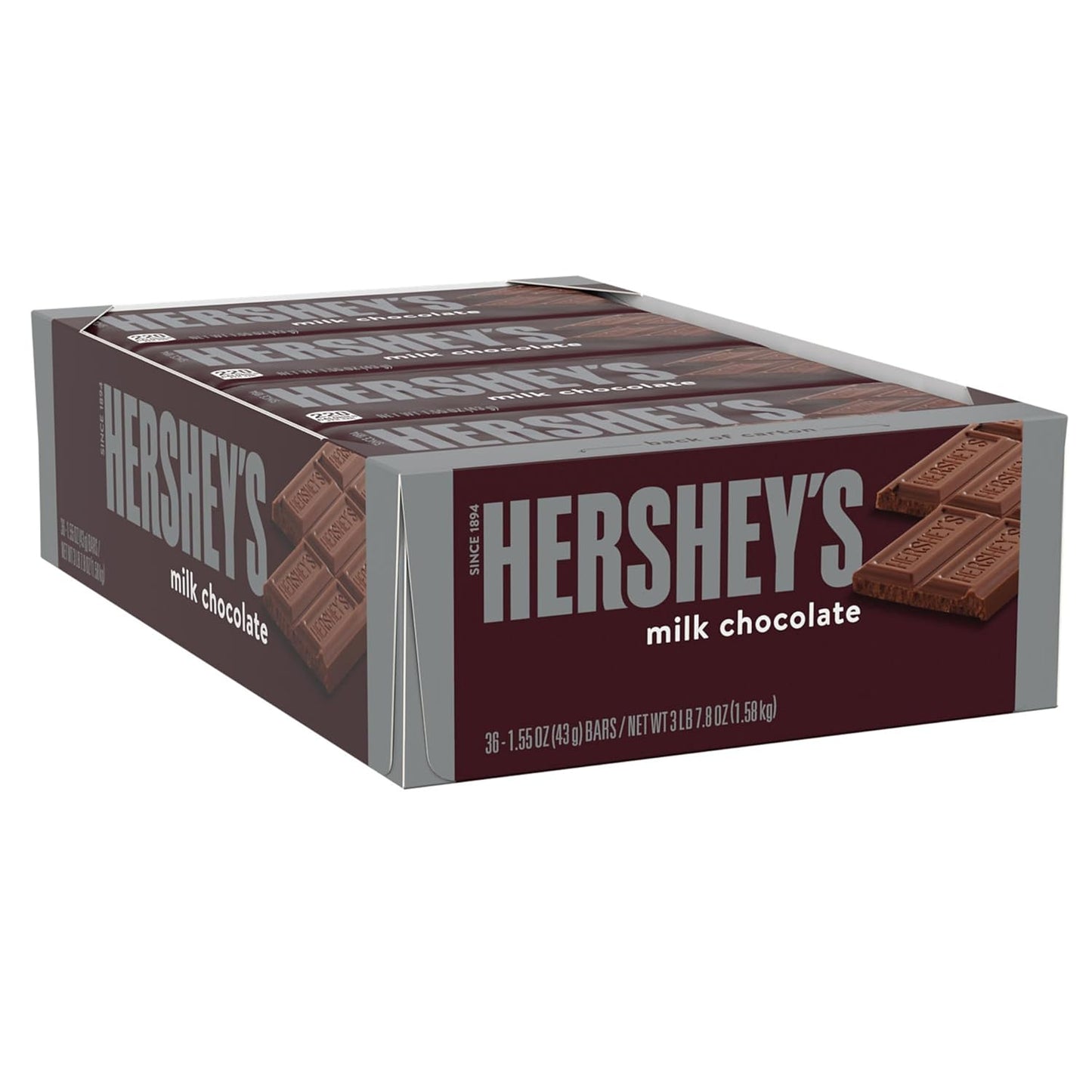Hershey Milk Chocolate 36x1.55oz