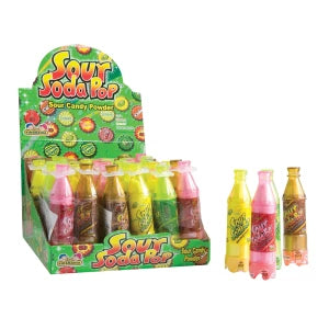 SOUR SODA POP SOUR CANDY POWDER 12 pcs. 1.27 OZ