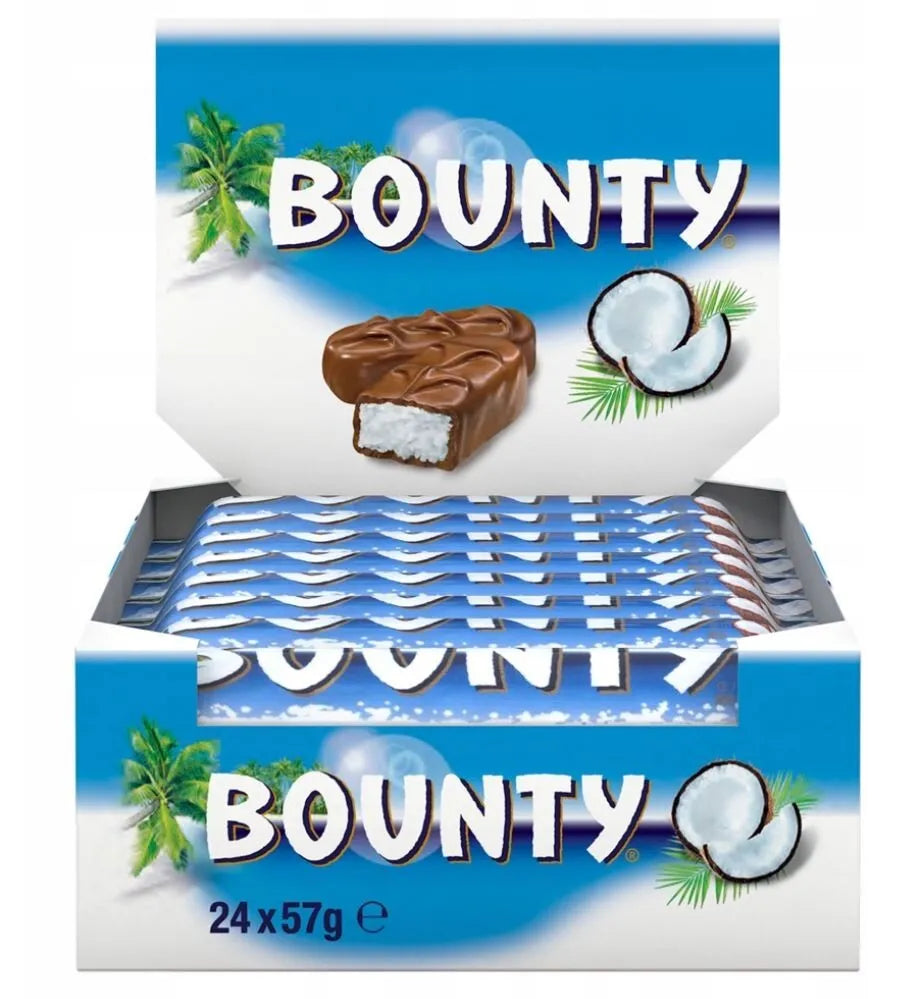 BOUNTY Coconut Chocolate Box 24x57g