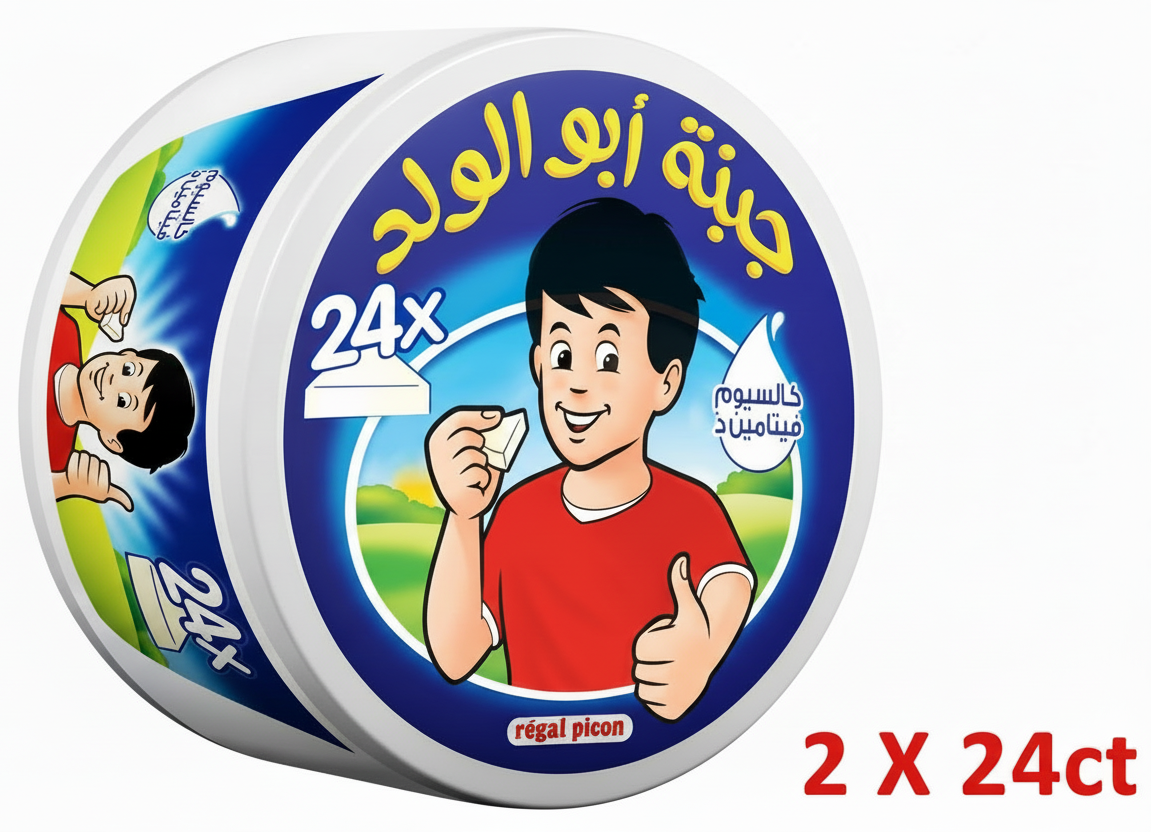 Abu Walad Cheese 24 Wedges 2pk