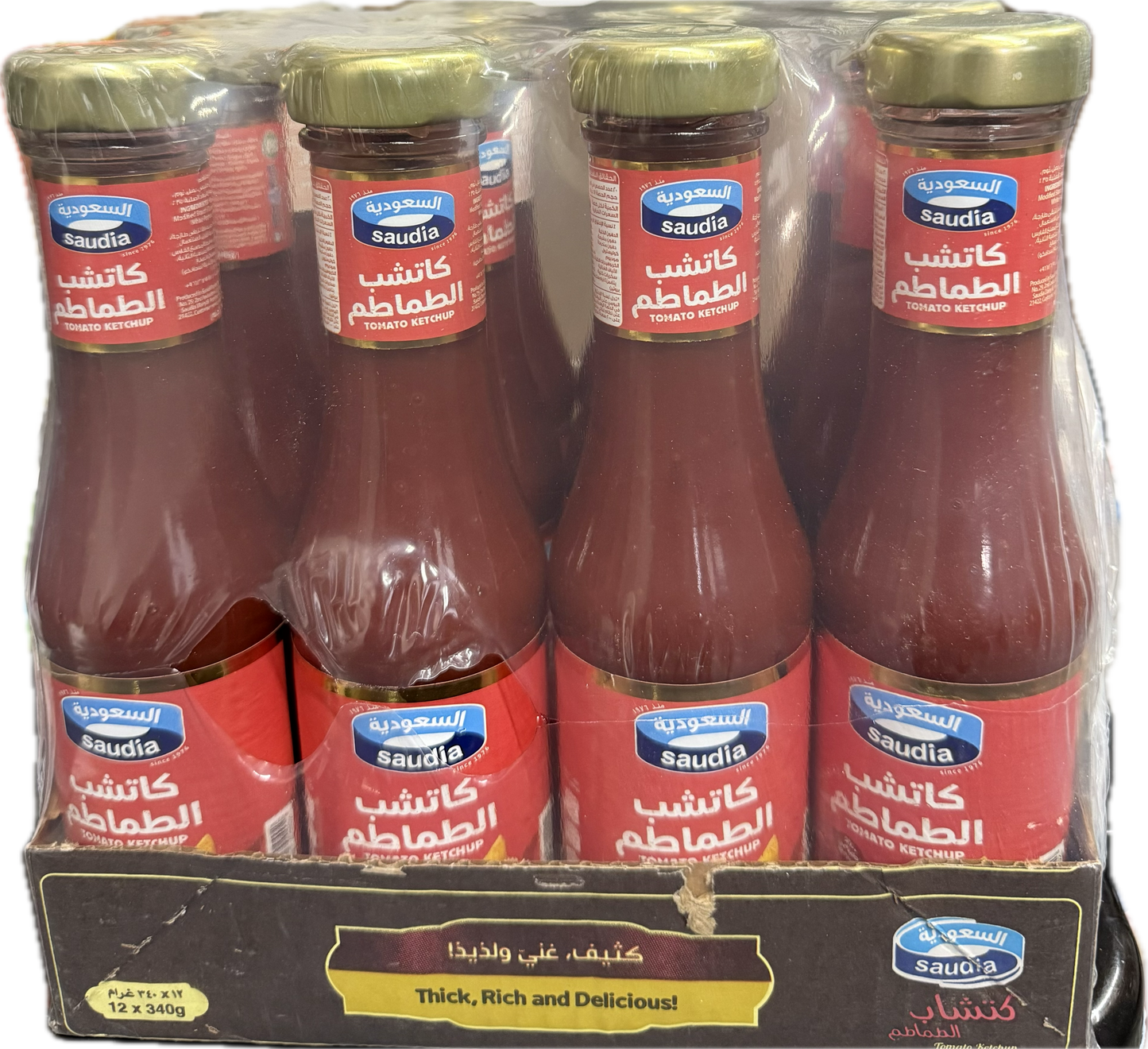 Saudia Tomato Ketchup 12x340 gm BIZ