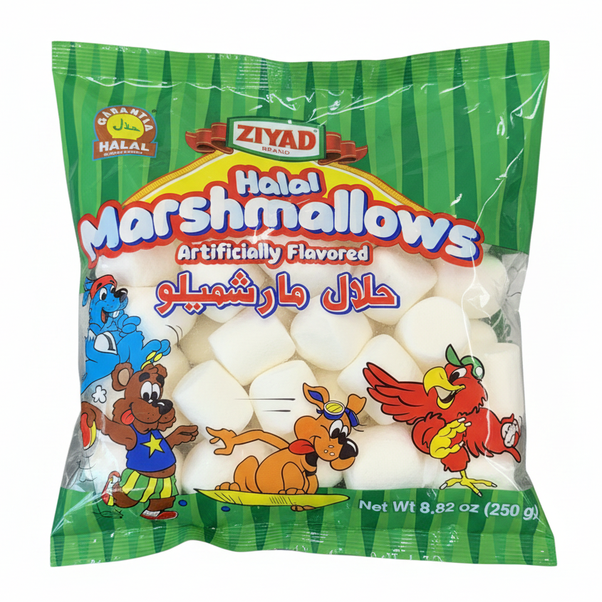 Ziyad Halal Marshmallows 1x250gm