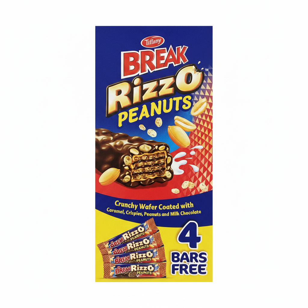 Tiffany Break Rizzo Peanuts bars 24x17g
