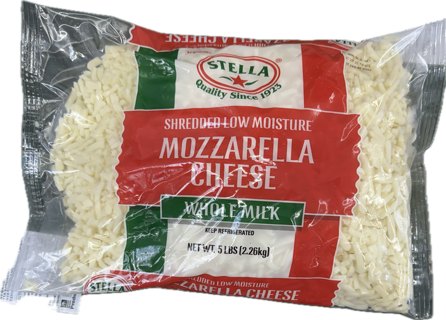 Gabriella Shredded Mozzarella 5 Lb