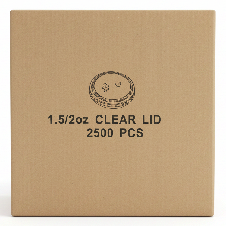 1.5 2oz Clear Lid 2500 pcs HMPL2