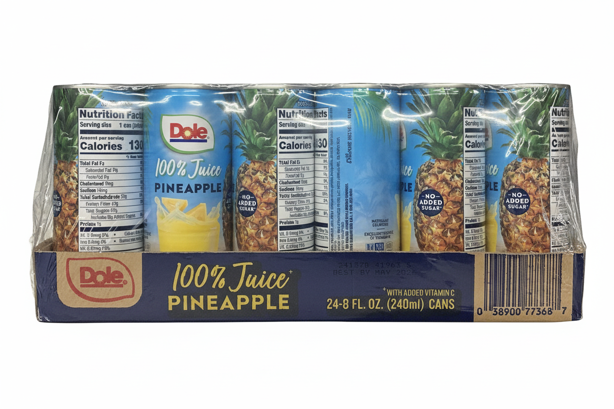 Dole 100% Pineapple Juice, 24 pk./8.0 oz
