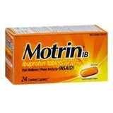 Motrin IB Ibuprofen 1 x 24 Coated Caplets