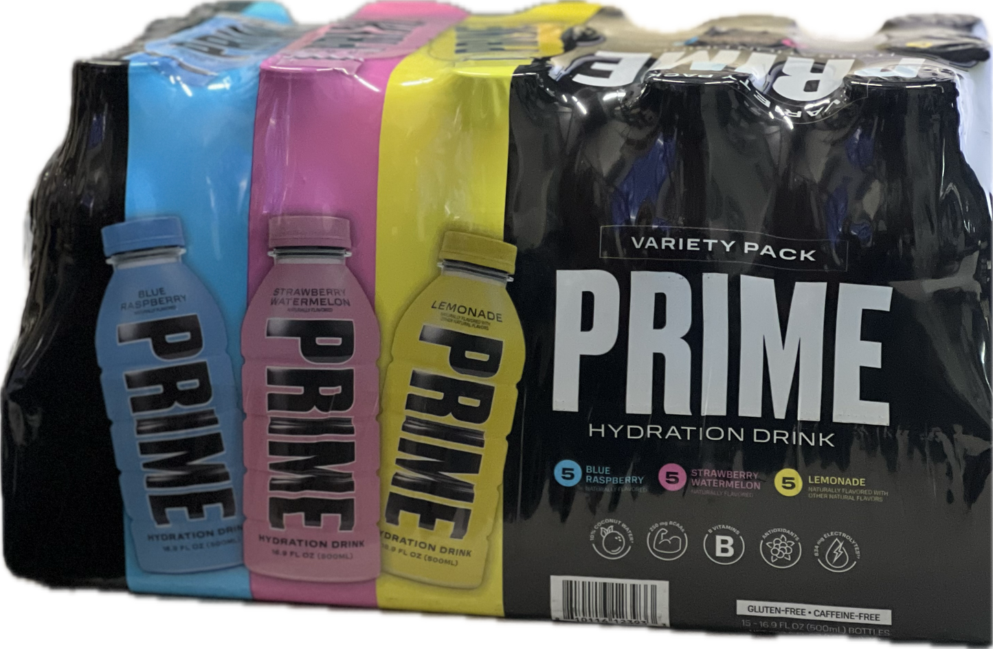 Prime Hydration Drink Variety Pack 2.0, 16.9 fl. oz., 15 pk.