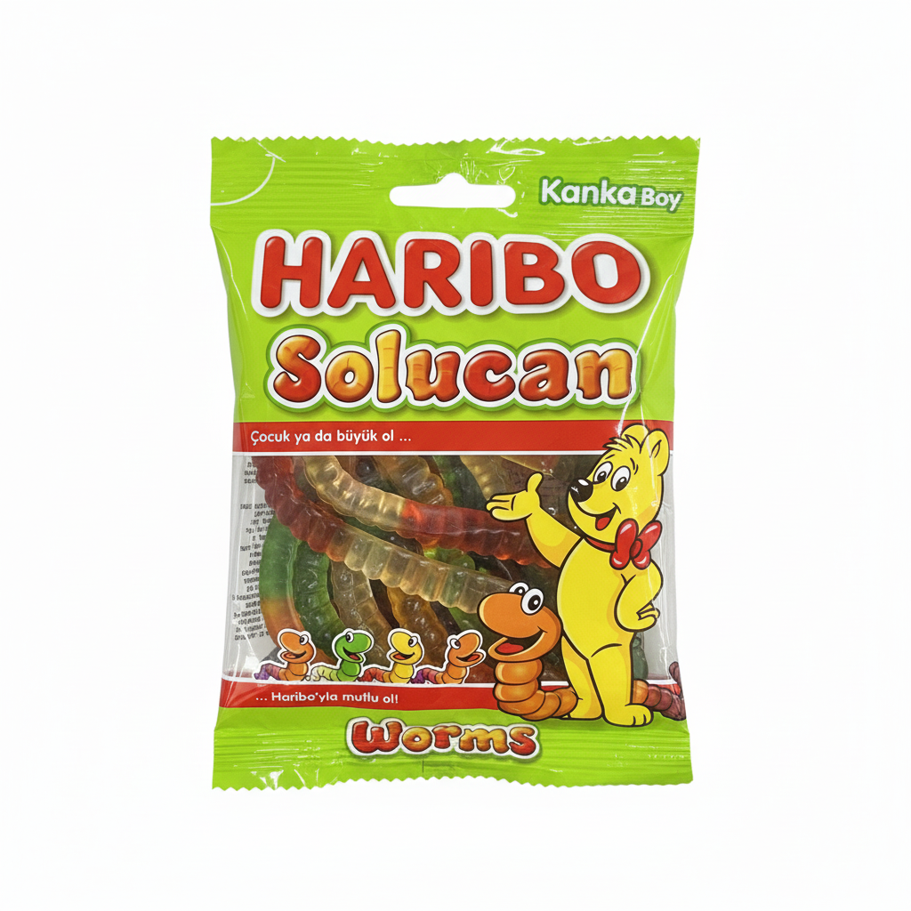 Haribo Worms 24x80 gm