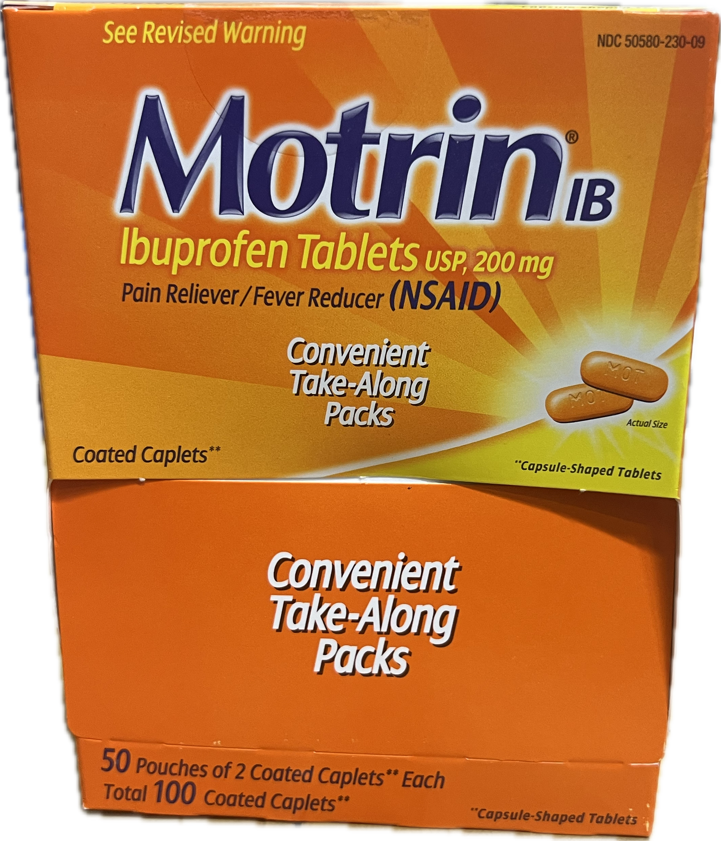 Motrin IB 50 Pouches of 2 caplets