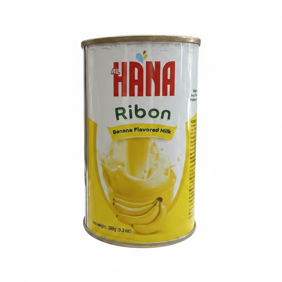 Hana Ribon Banana Milk 24x265gm
