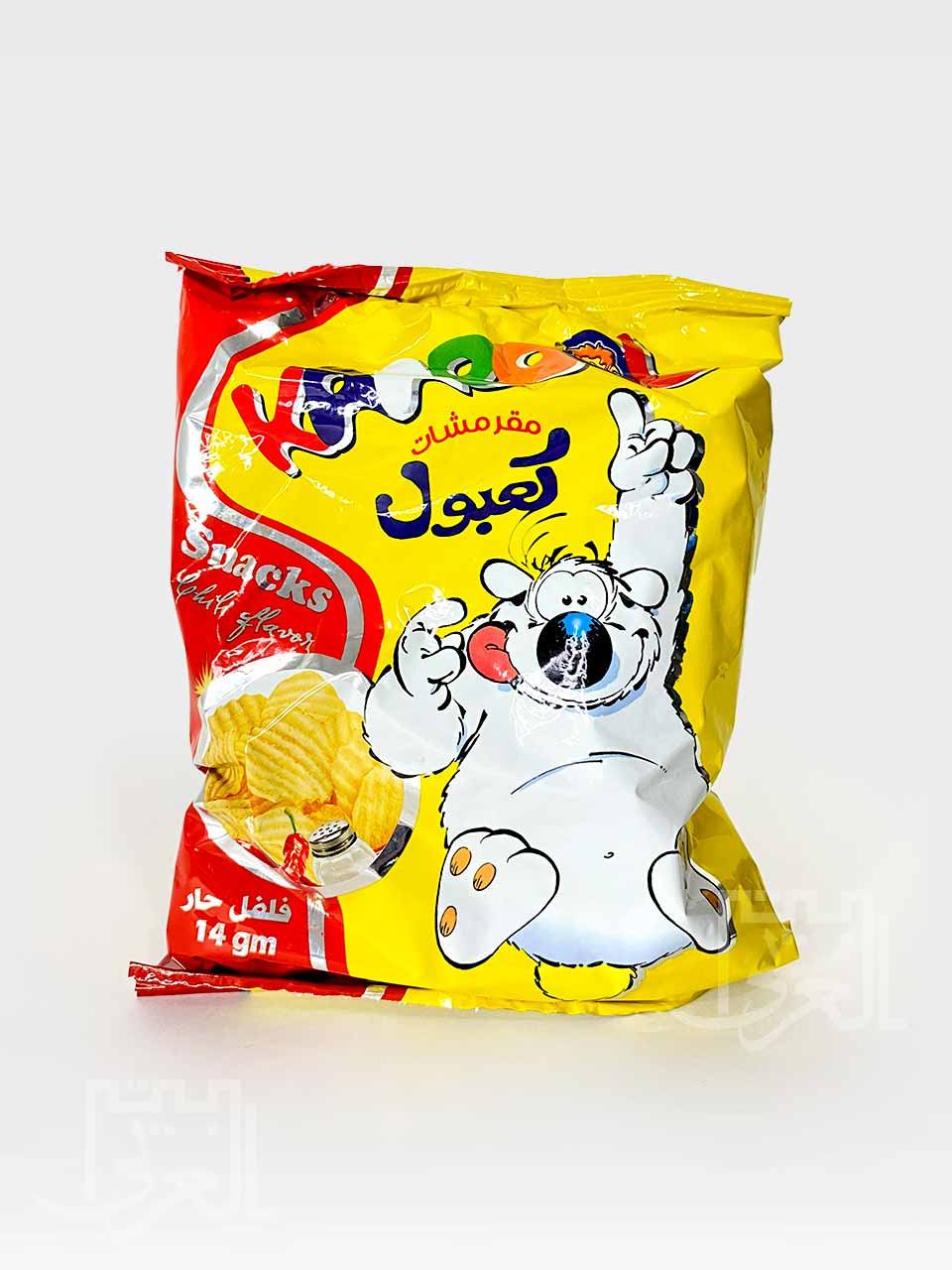Kaabool snacks chips chili flavor 1 X25 X 14gm