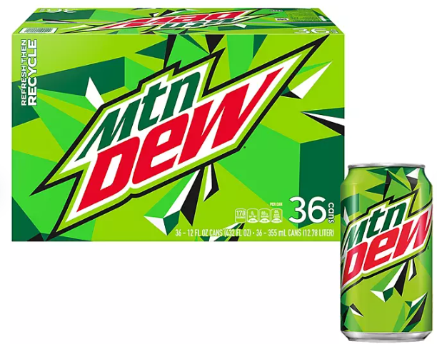 Mountain Dew Original Soda 12oz x 36pk