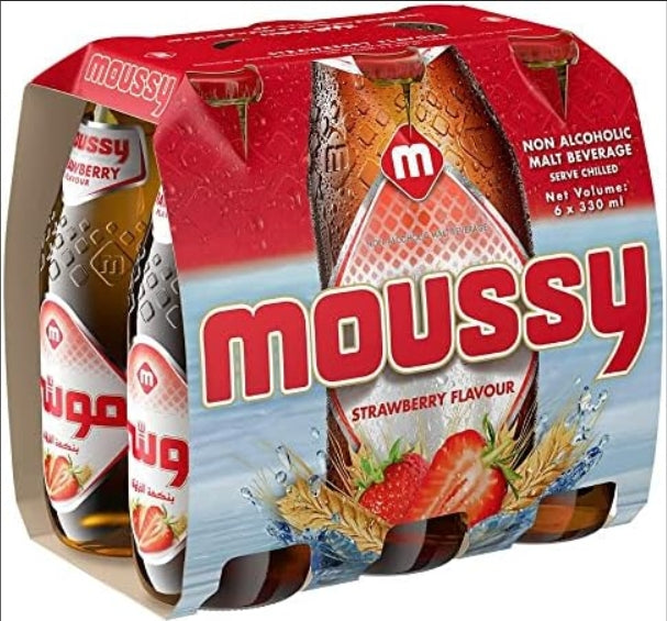 Moussy Strawberry Flavor (4x6x330ml)
