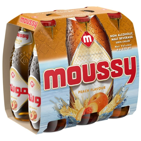 Moussy Peach Flavor (4x6x330ml)