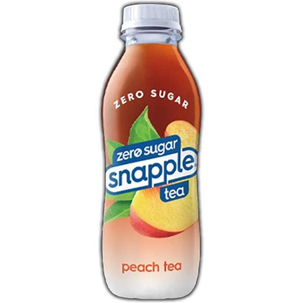 Snapple Zero Sugar Peach Tea 16oz 24pk