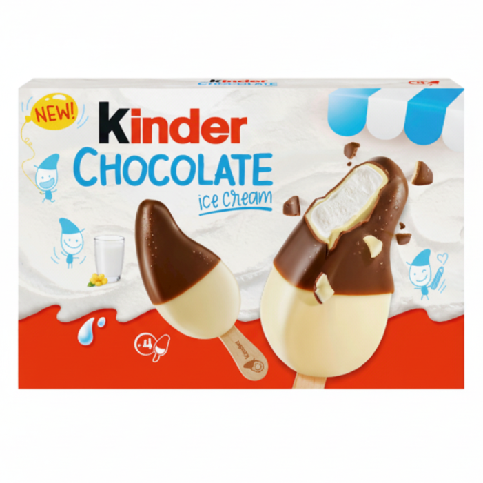 Kinder white & Chocolate Ice Cream 1x (4) 152g