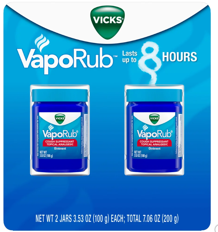 Vicks VapoRub Cough Suppressant & Topical Analgesic 7.06oz
