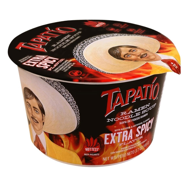 Tapatio Ramen Noodle Bowl Extra Spicy Flavor 105g 6ct
