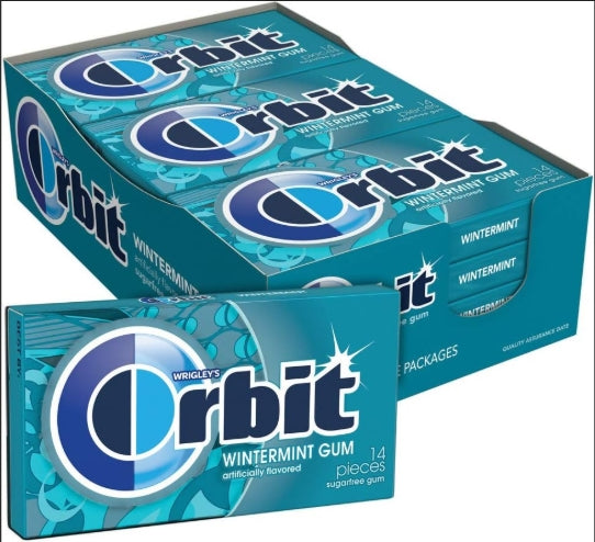 Orbit Wintermint Gum 12x14pk
