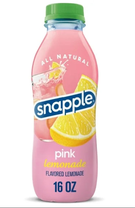Snapple Pink lemonade Juice 16Oz 24Ct