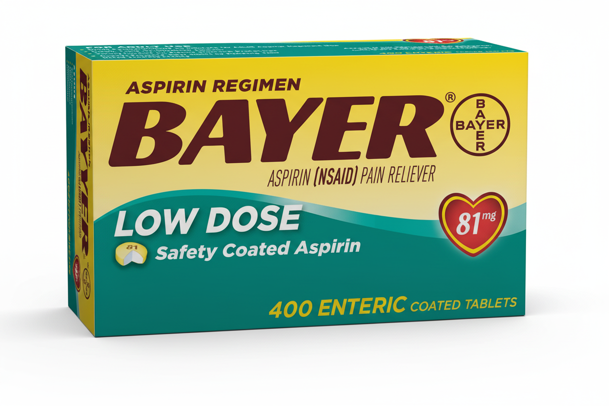 Bayer Aspirin Pain Reliever 400x81 mg