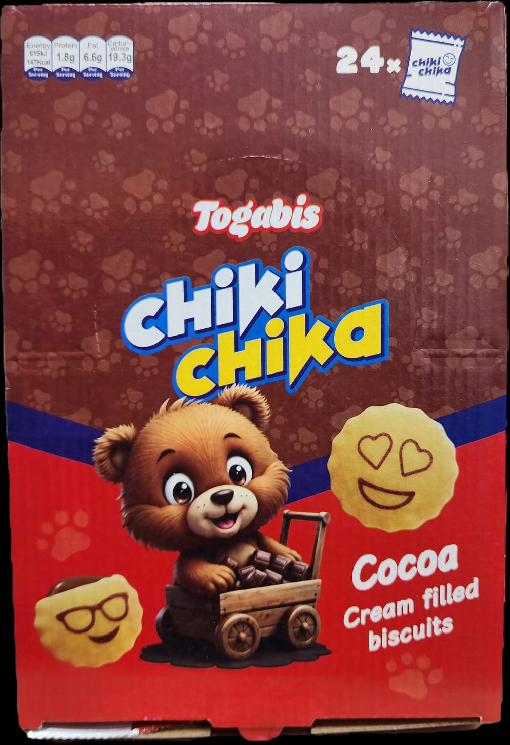 Togabis Chiki Chika Cocoa Cream 30g x 24pk