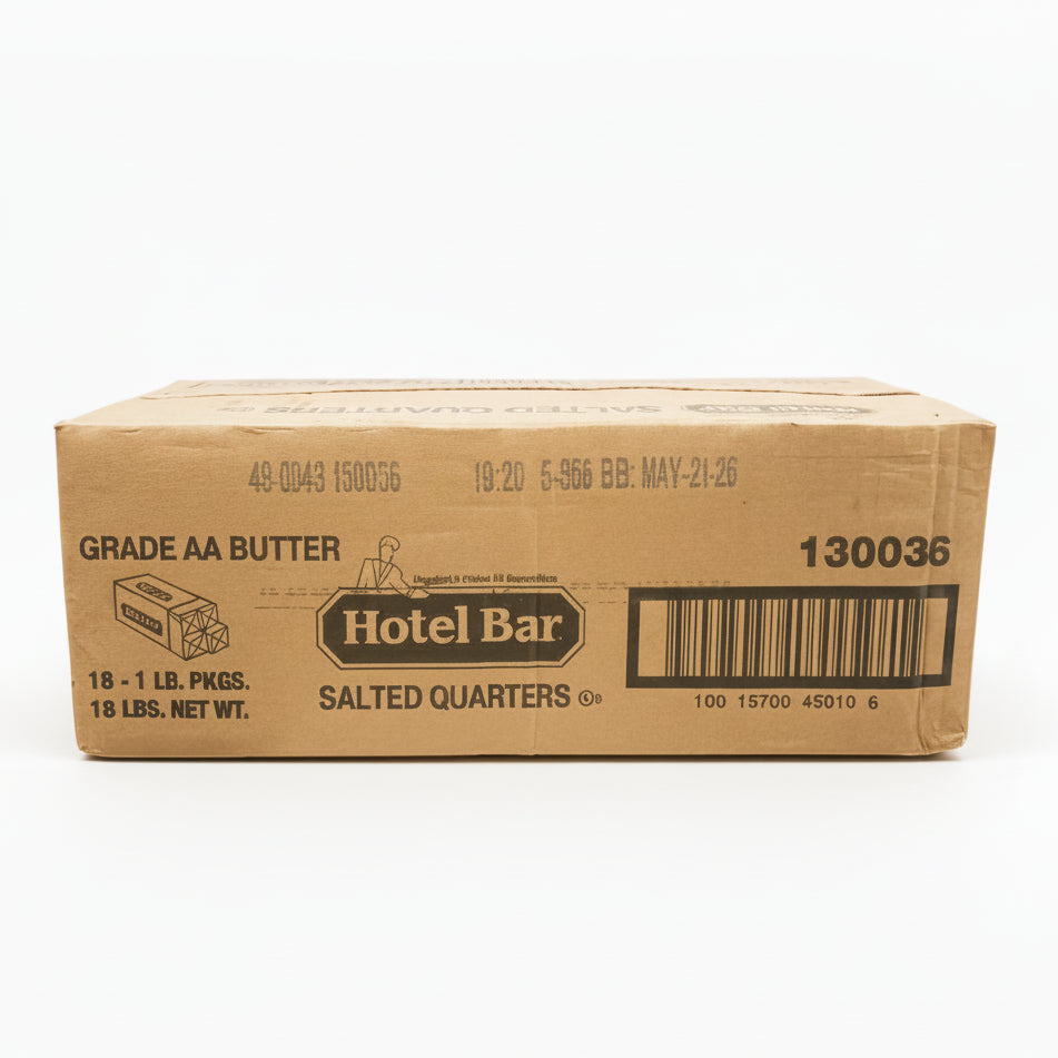 Hotel Bar Salted Butter 16oz 18pk