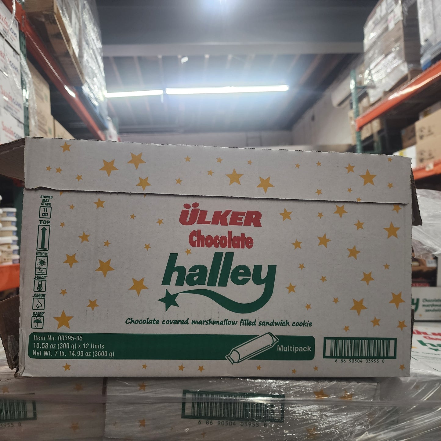 Ulker Halley Chocolate marshmallow cookie 12x300gm