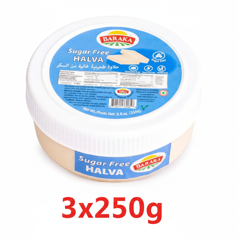 Baraka Sugar Free Halva 3x250gm