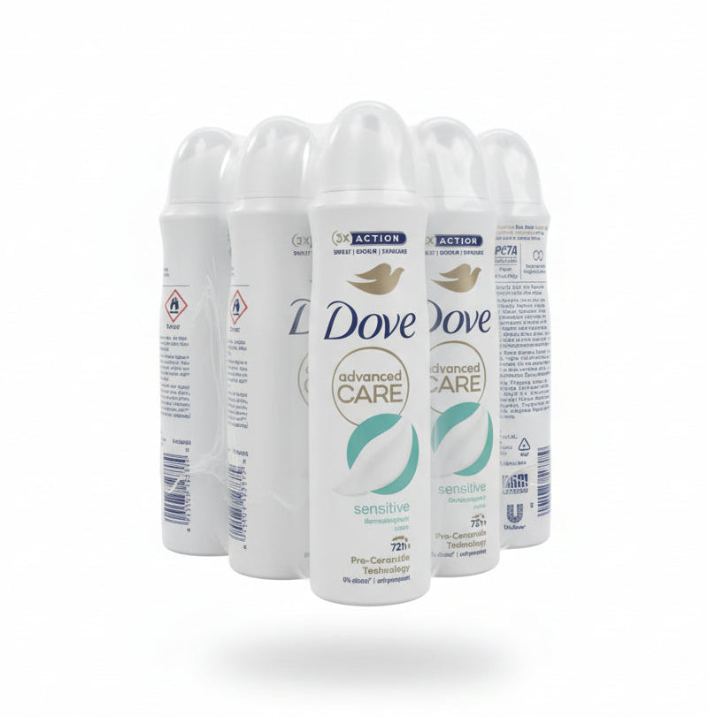 Dove Deo Spray Sensitive 150ml 6pack