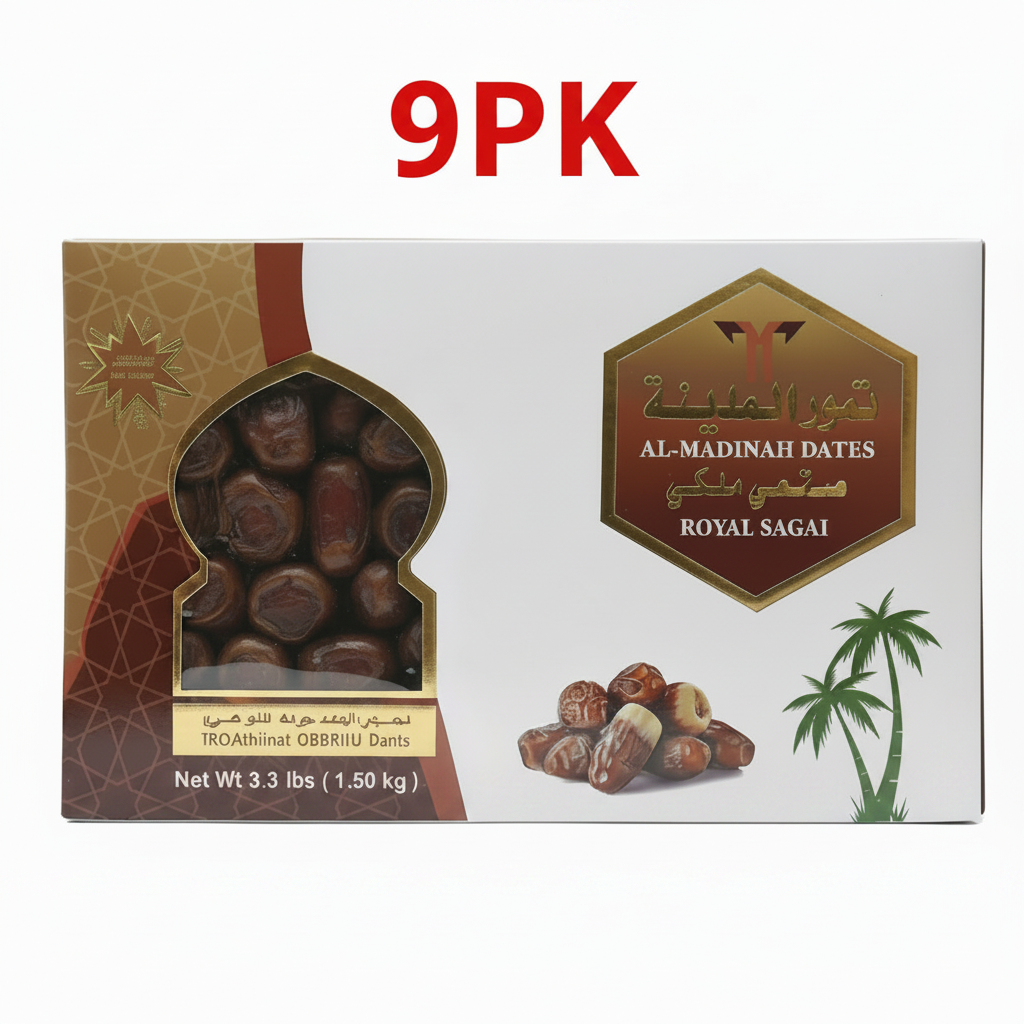 Sagai Dates 3.3lb 9pk