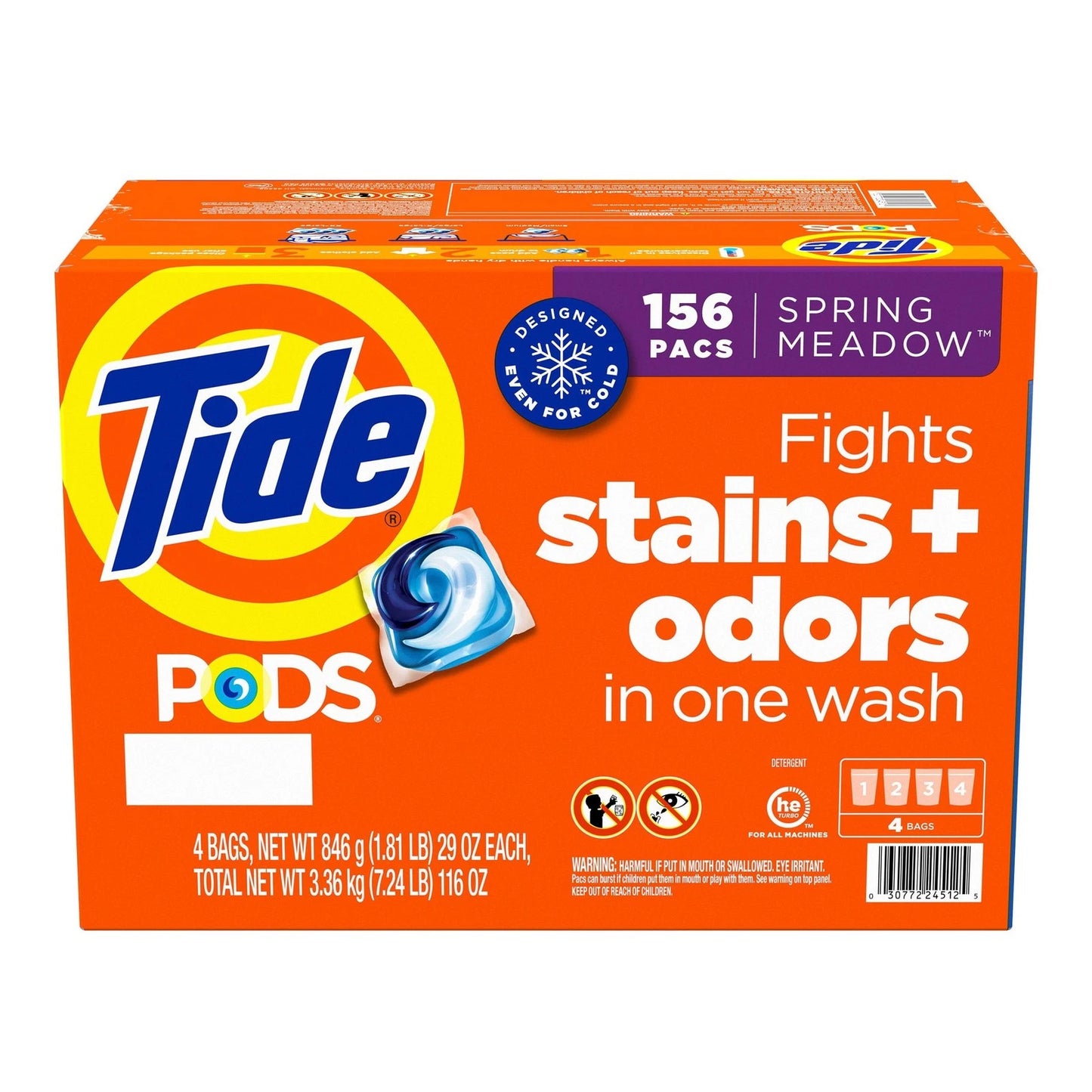 Tide Pods Spring Meadow 846g *4pk