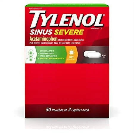 Tylenol Sinus Severe Dispenser 25 pouches
